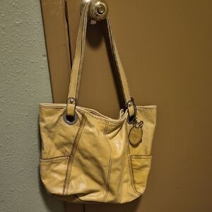 Fossil Yellow Tote Bag